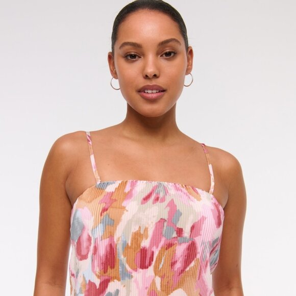 Abercrombie & Fitch Multicolor Strapless Midi Dress - Picture 2 of 7